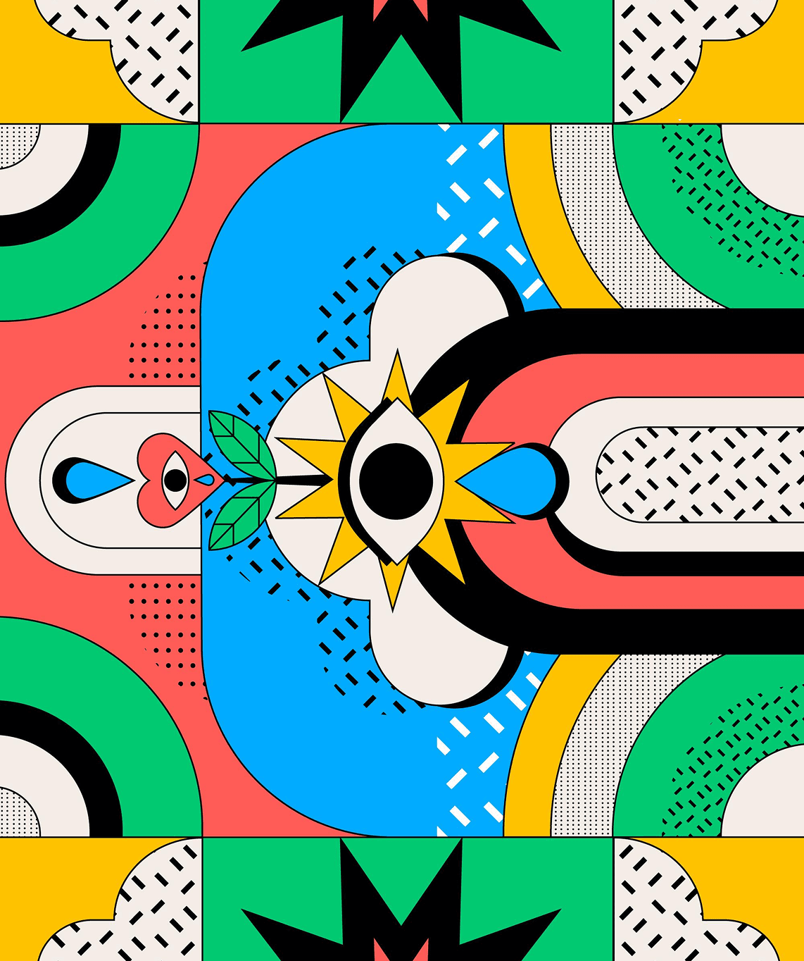 Profile header pattern
